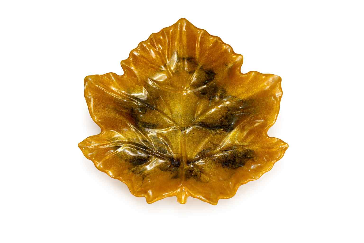 LUXURY RESIN LEAF POT