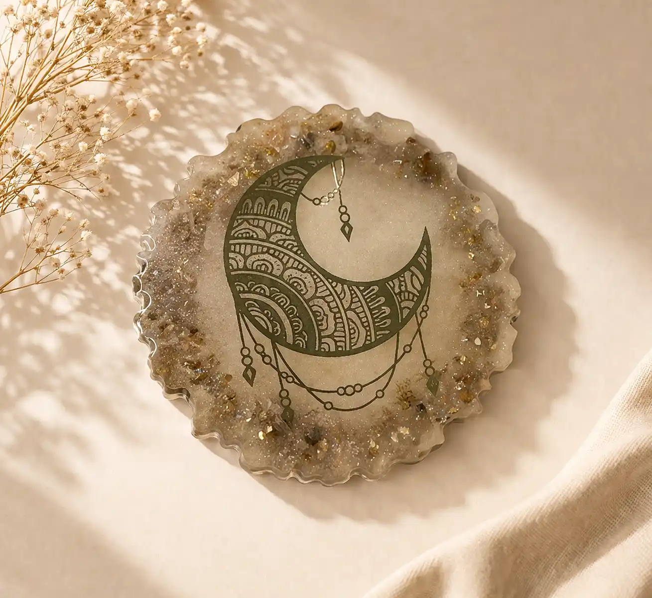 Resin Luxury Tea Coaster (6 Pcs)
