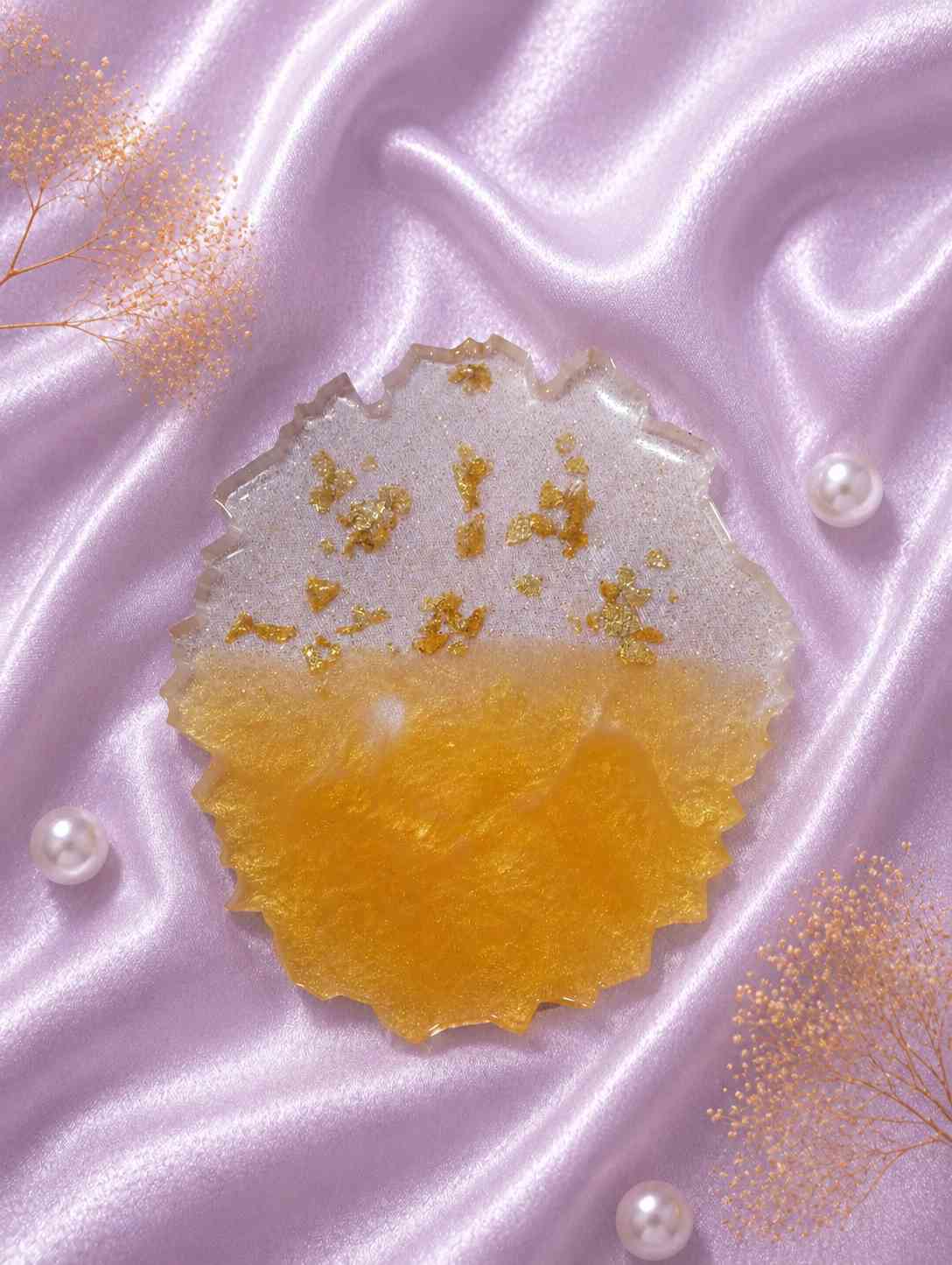 Resin Luxury Tea Coaster (6 Pcs)
