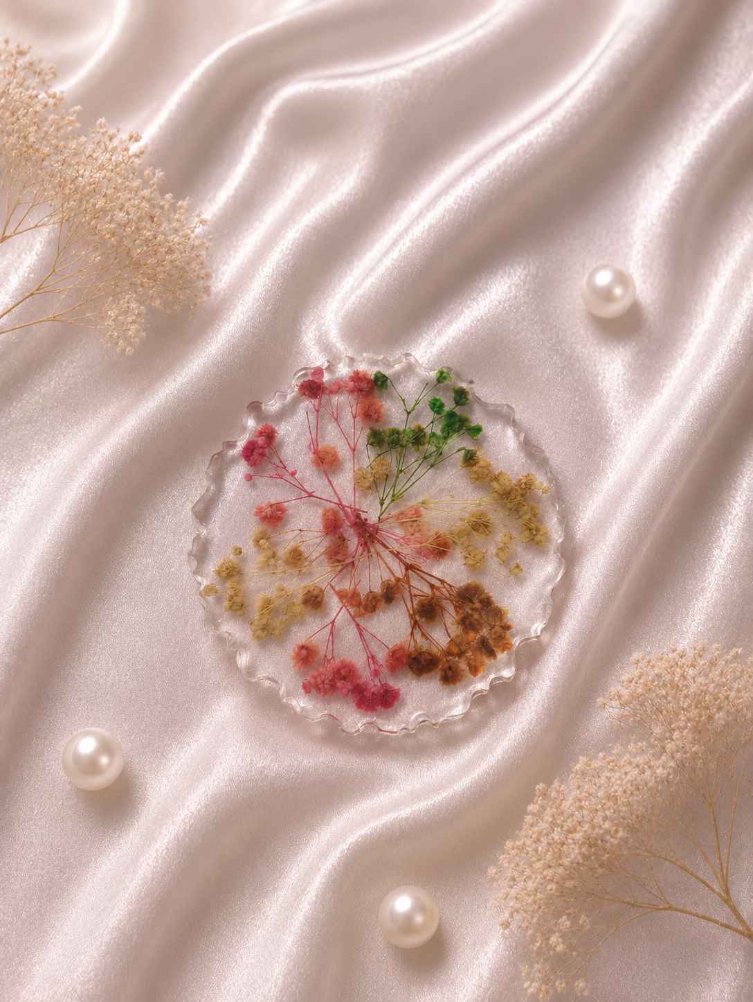 Resin Luxury Tea Coaster (6 Pcs)