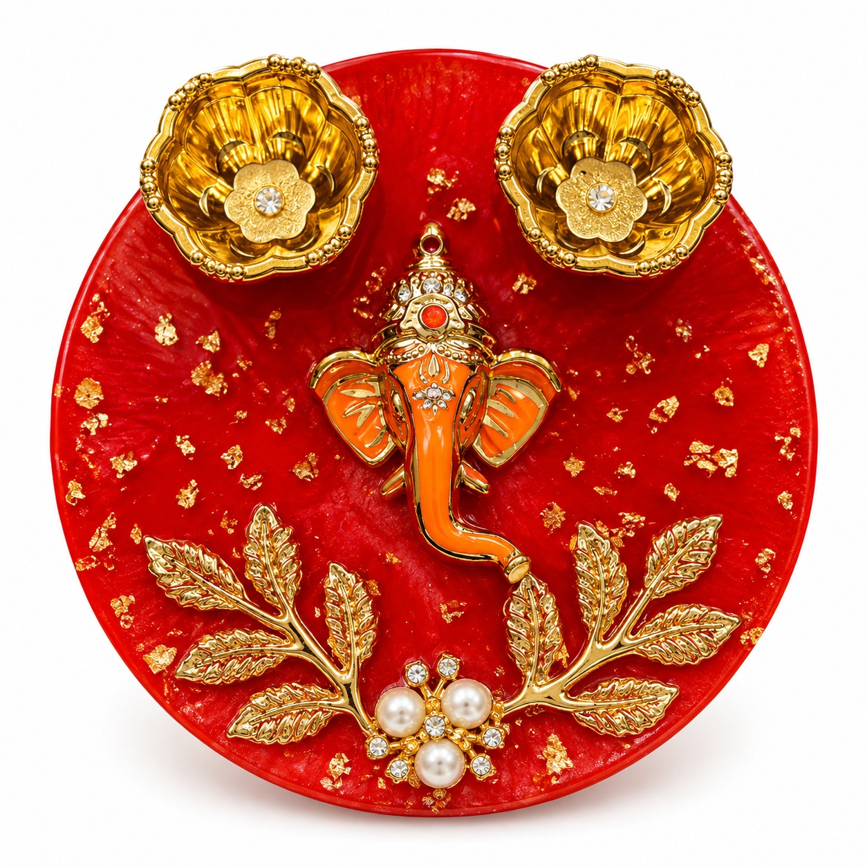 Resin Mini Pooja Thali 