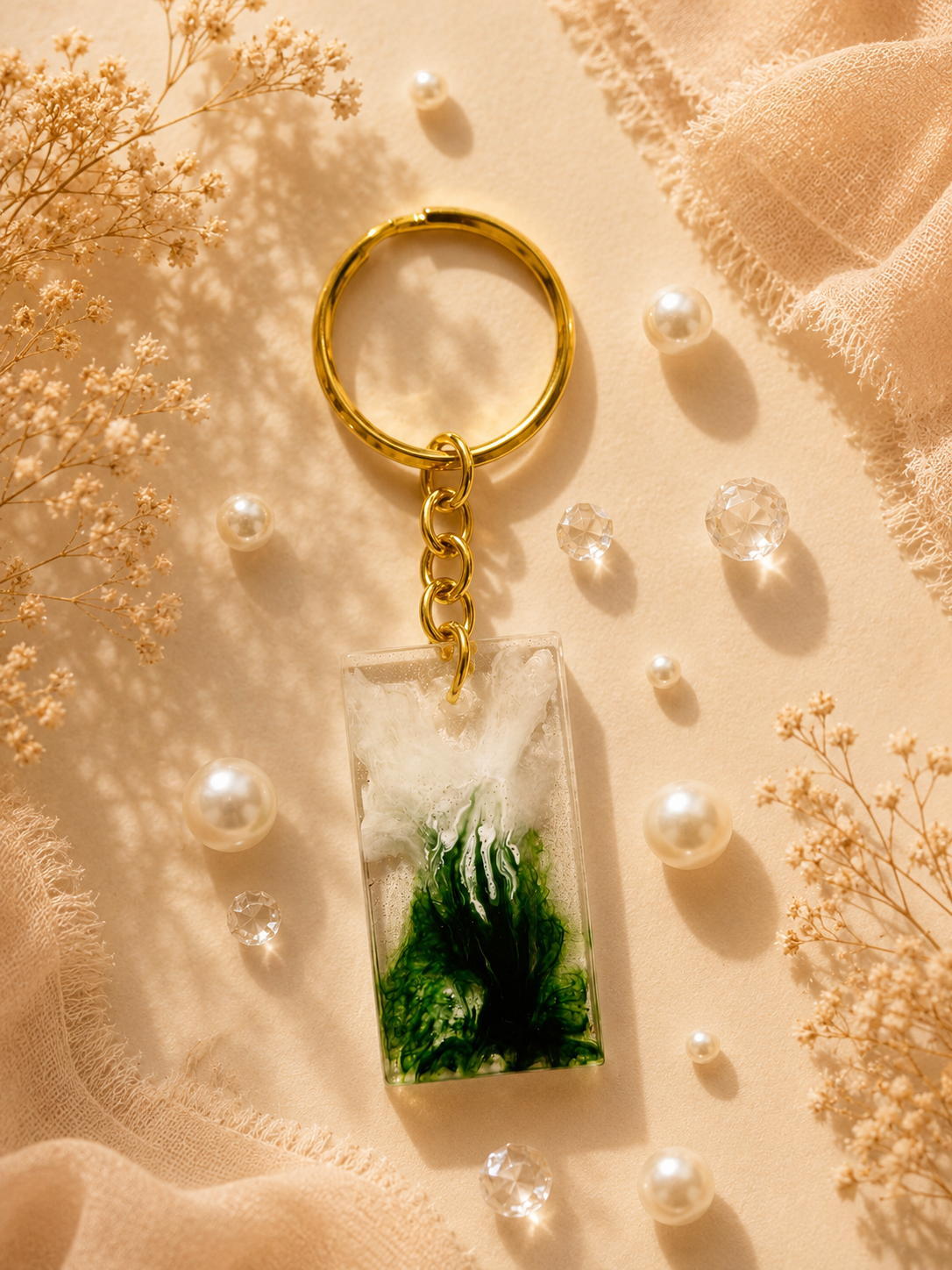 Resin Luxury Keychain