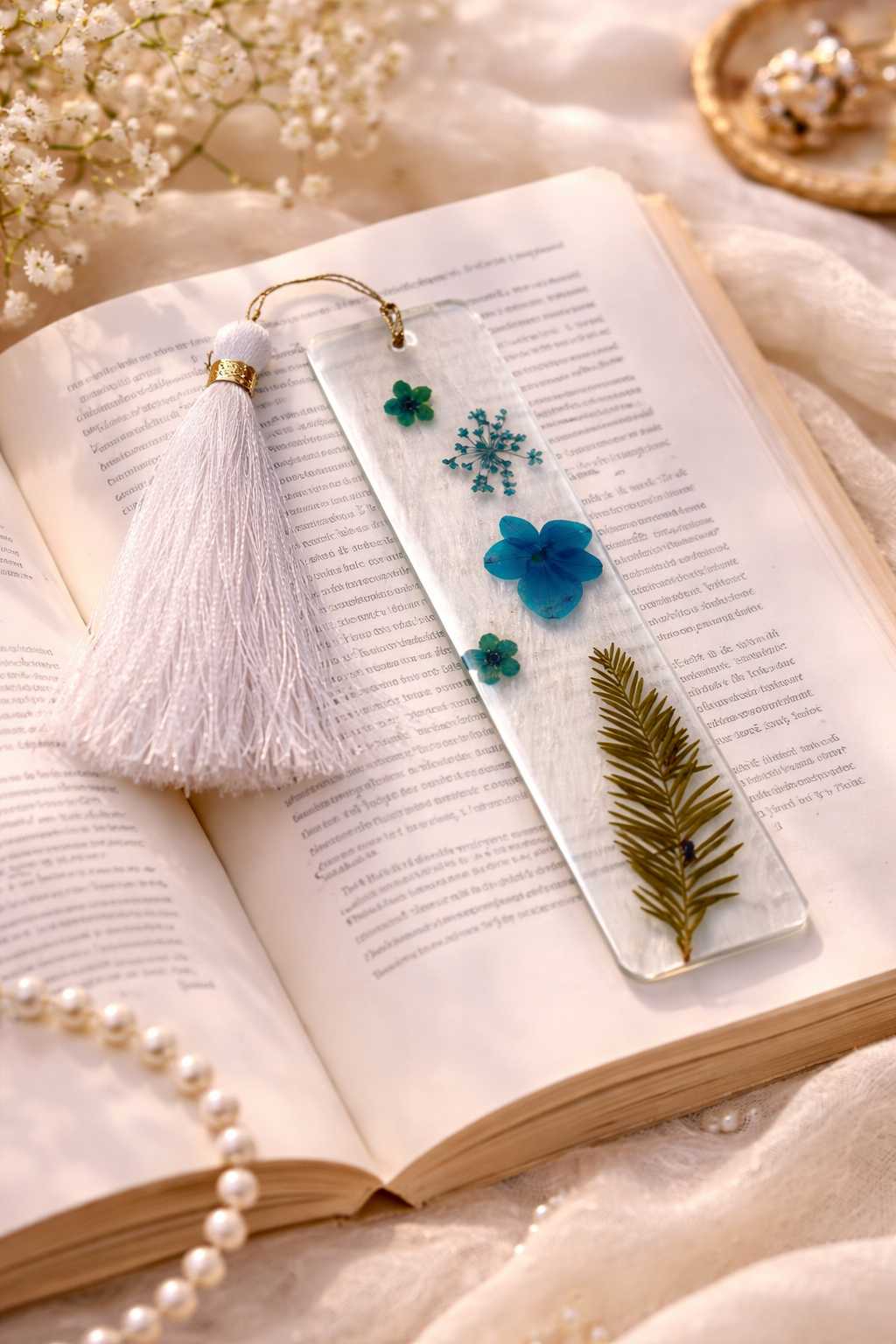 Luxury Handcrafted Resin Bookmark