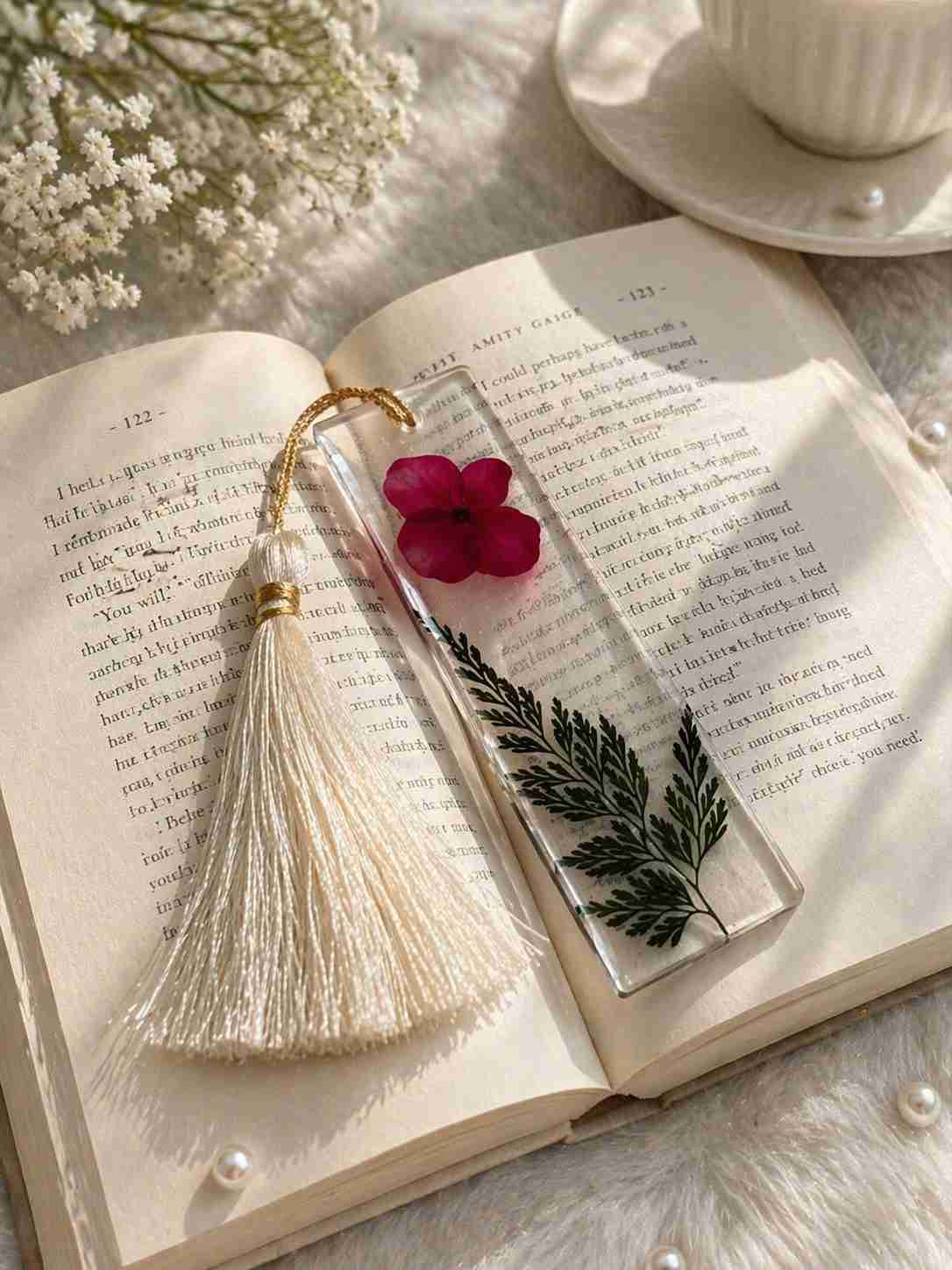 Luxury Handcrafted Resin Bookmark