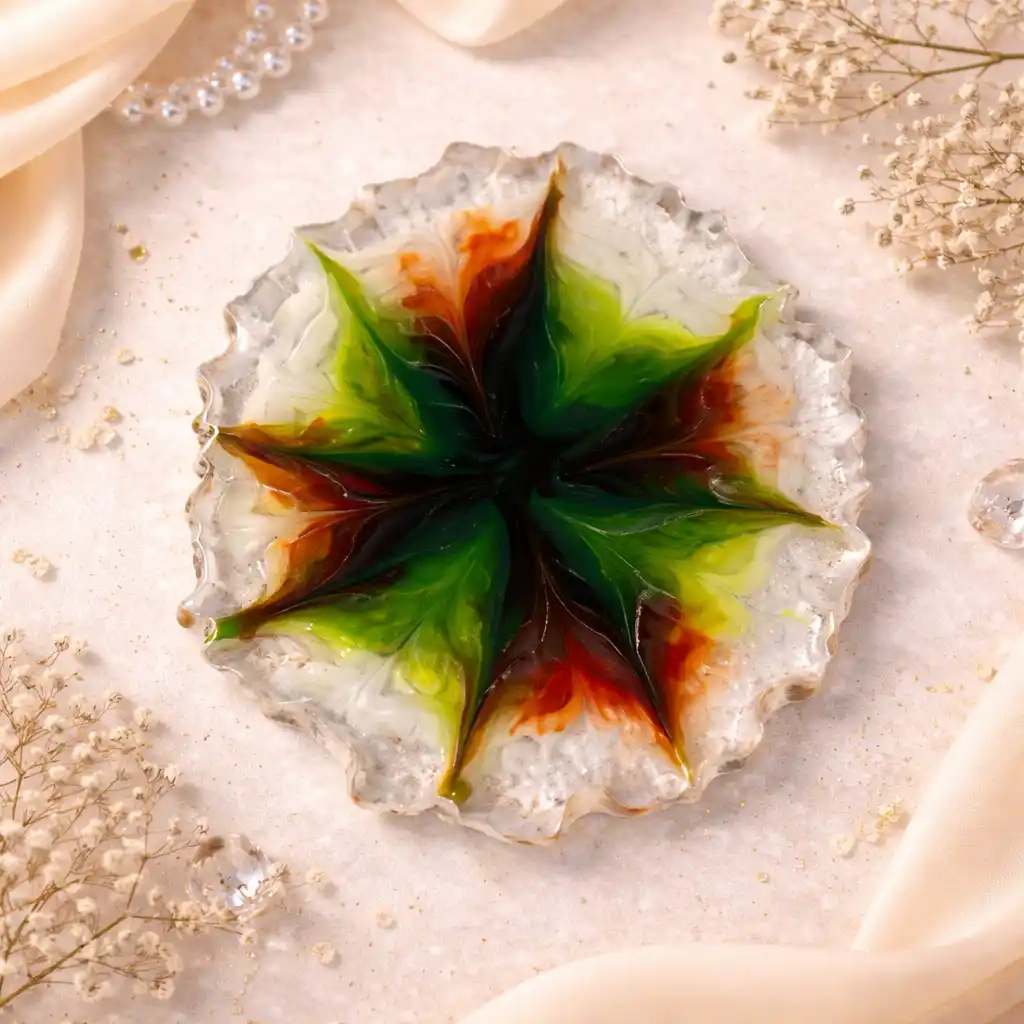 Resin Luxury Tea Coaster (6 Pcs)