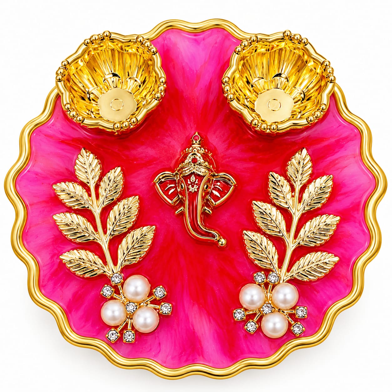 Resin Mini Pooja Thali 