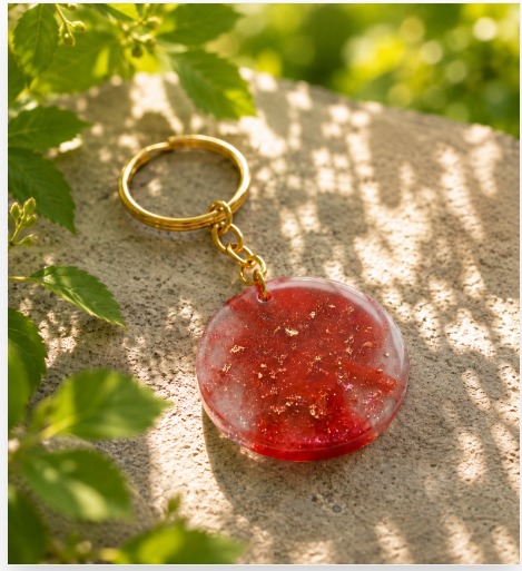 Resin Luxury Keychain