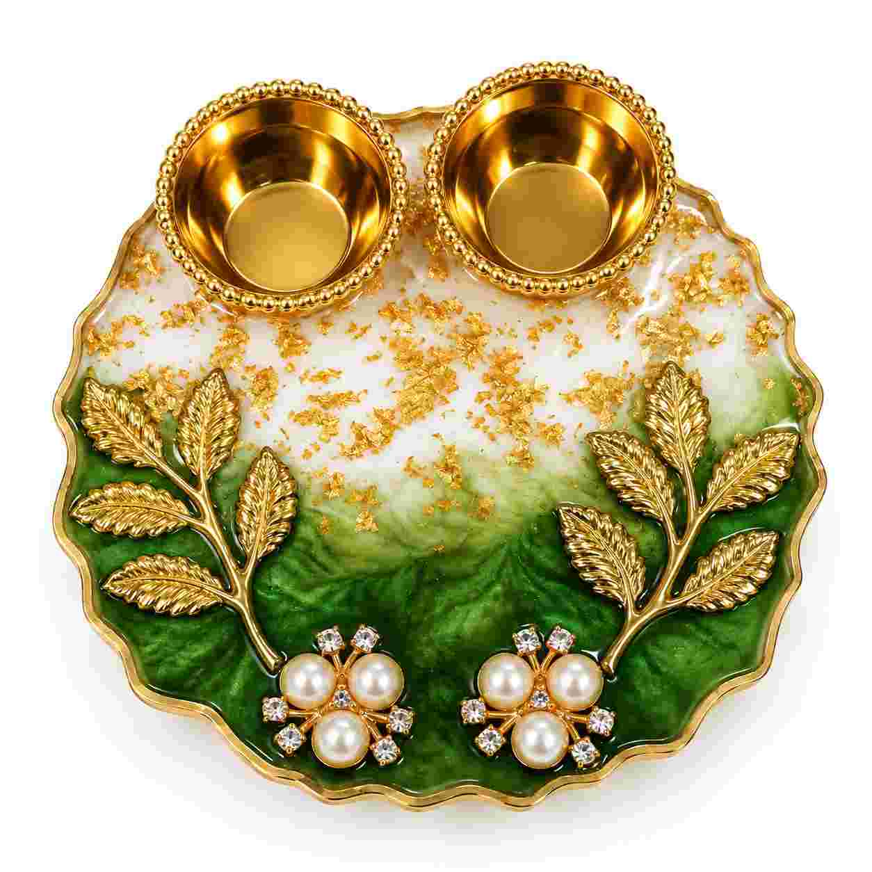 Resin Mini Pooja Thali 