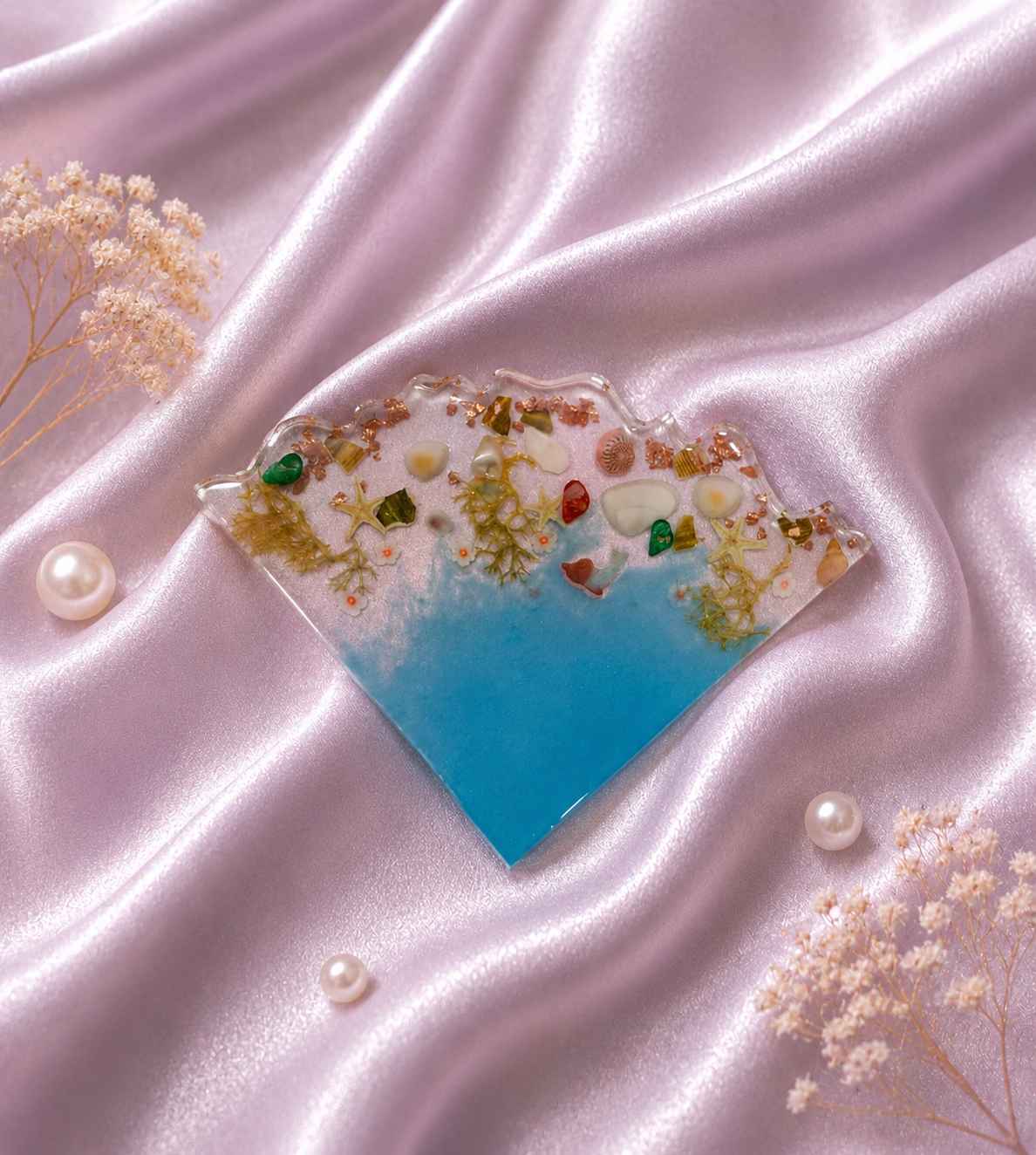 Resin Luxury Tea Coaster (6 Pcs)