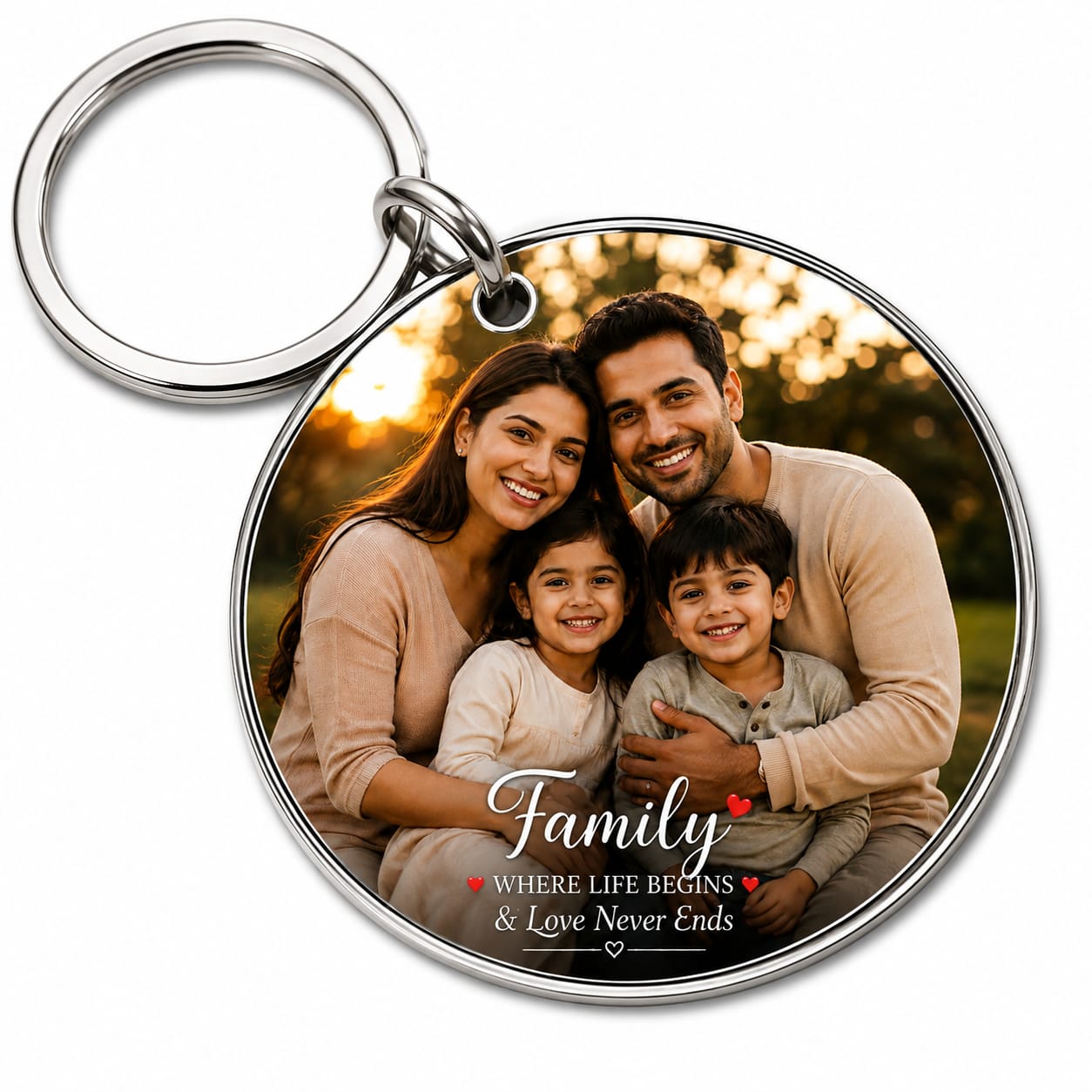 Round Photo Keychain ( ACRYLIC )