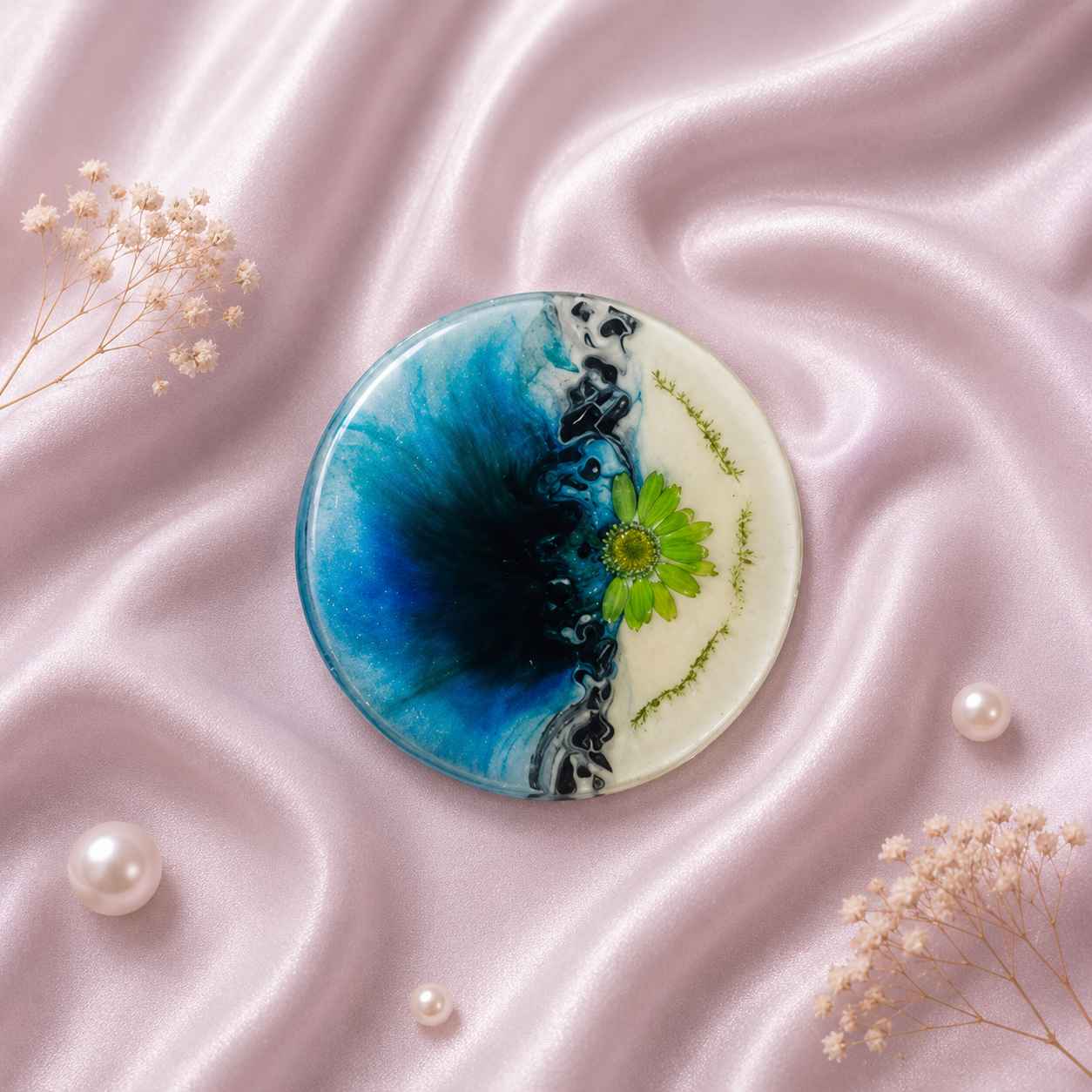 Resin Luxury Tea Coaster (6 Pcs)
