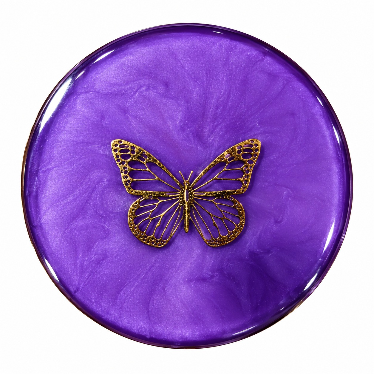 Resin Luxury Tea Coaster (6 Pcs)