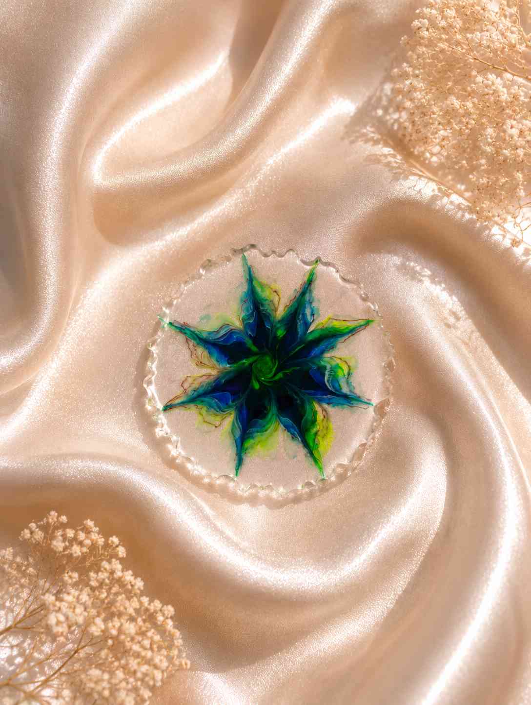 Resin Luxury Tea Coaster (6 Pcs)