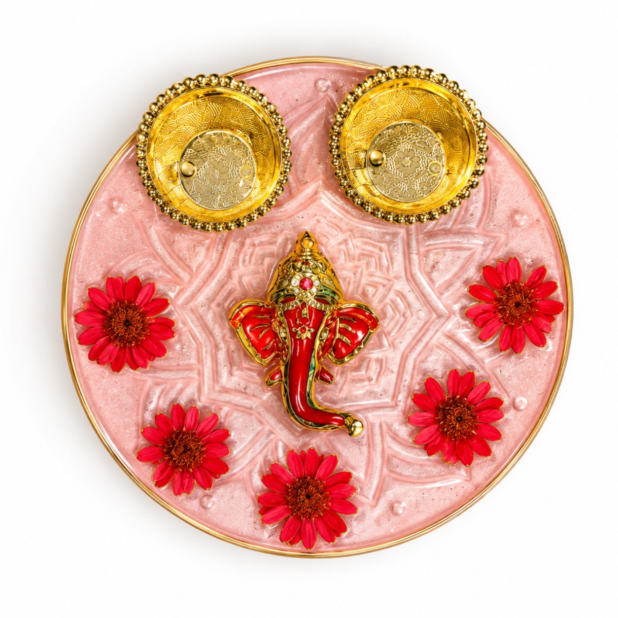 Resin Mini Pooja Thali 