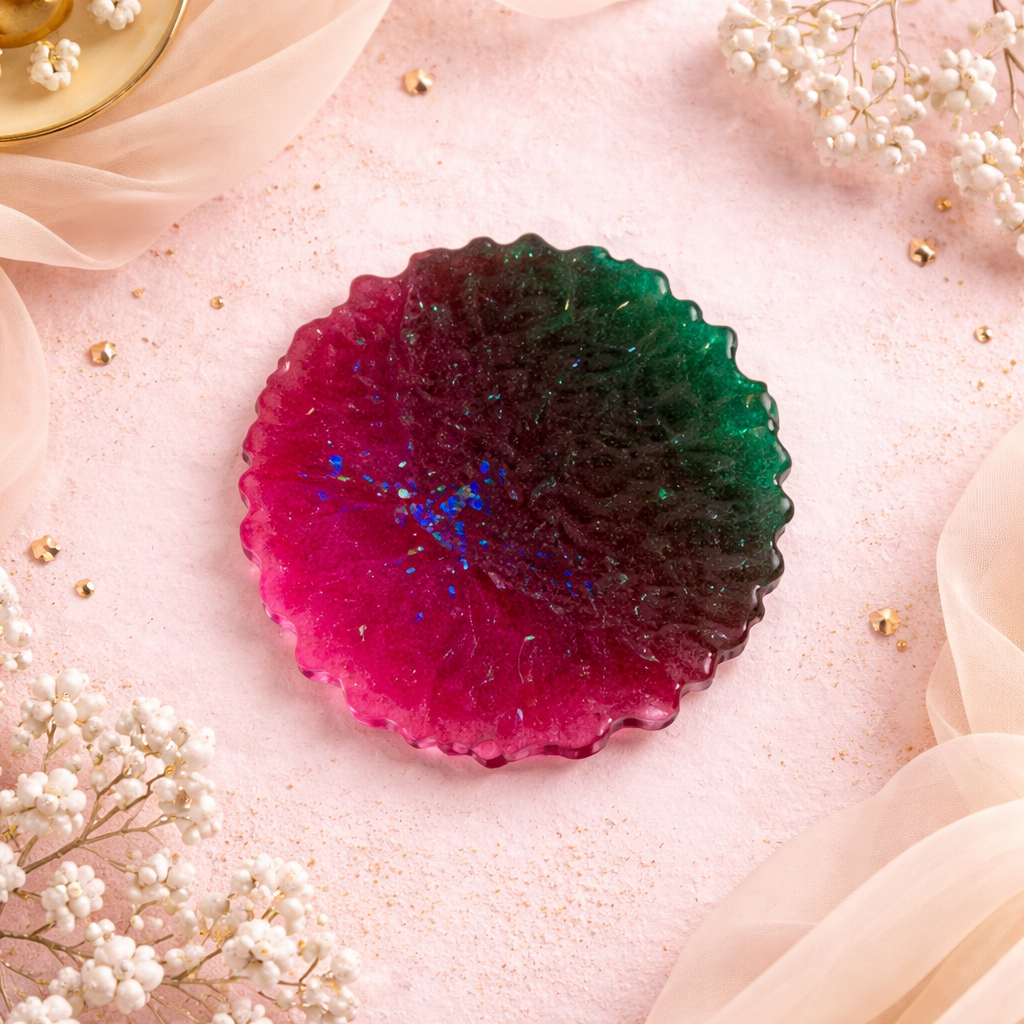 Resin Luxury Tea Coaster (6 Pcs)