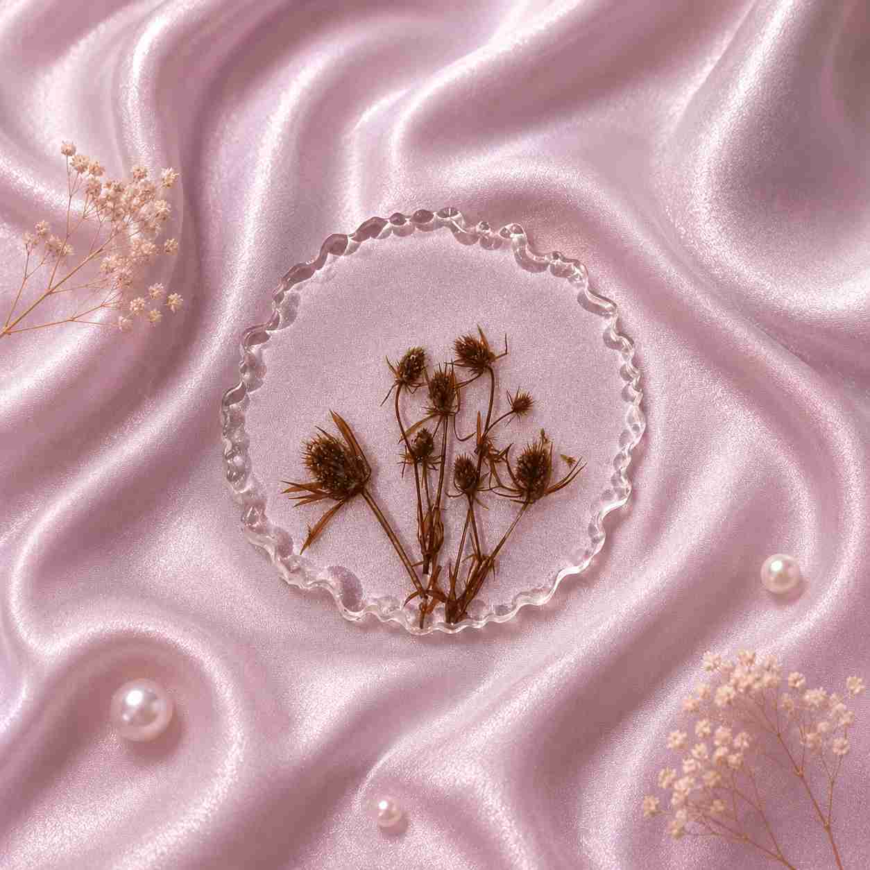 Resin Luxury Tea Coaster (6 Pcs)