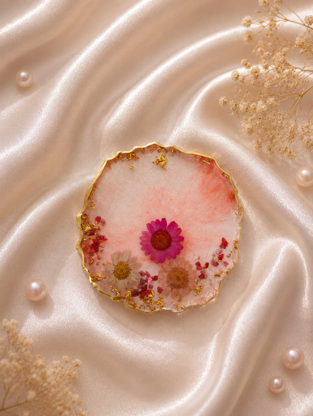 Resin Luxury Tea Coaster (6 Pcs)