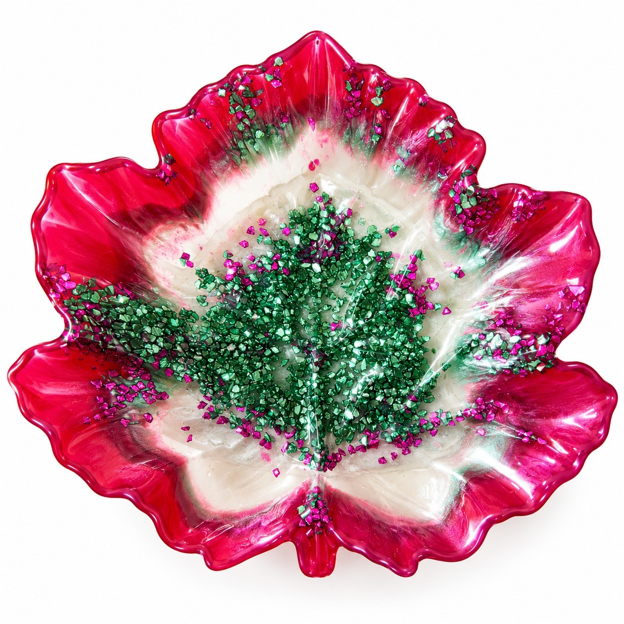 LUXURY RESIN LEAF PLATE