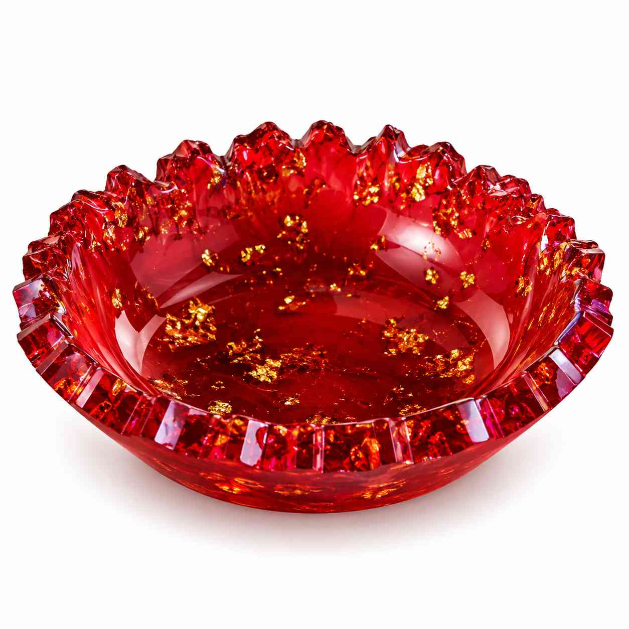 Luxury Ruby Resin Mini Bowl