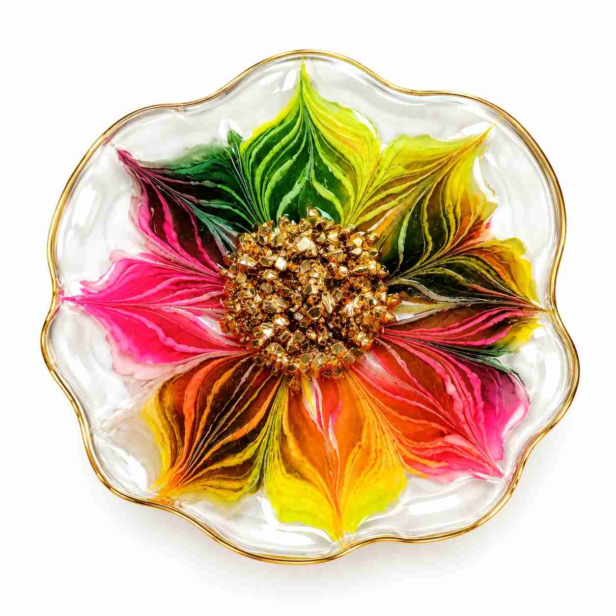 Resin Luxury Tea Coaster (6 Pcs)
