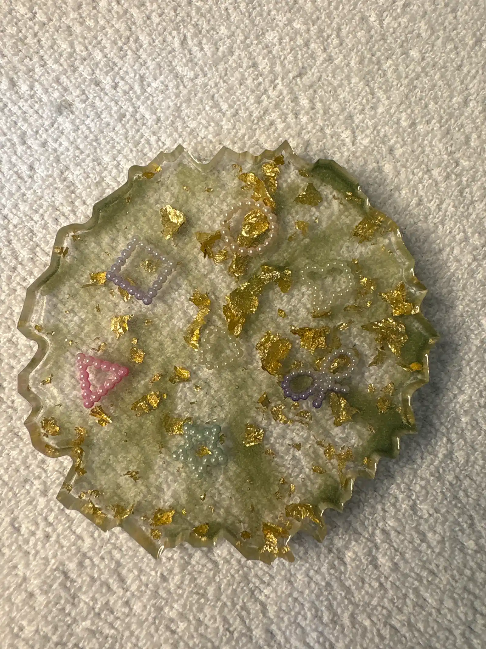 Resin Luxury Tea Coaster (6 Pcs)