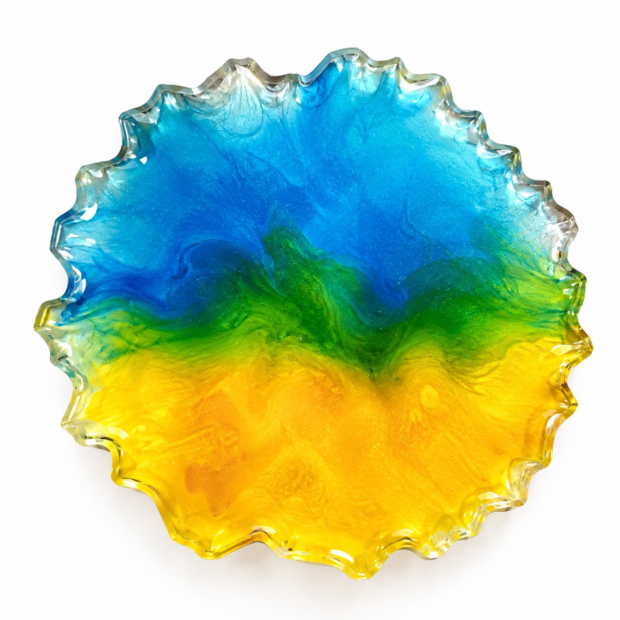 Resin Luxury Tea Coaster (6 Pcs)