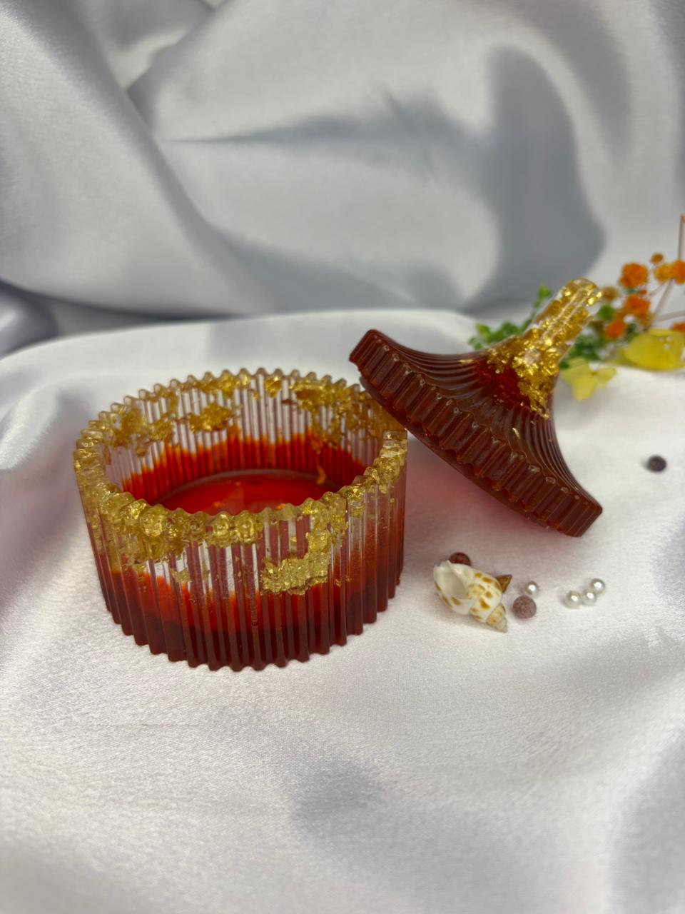 HANDCRAFTED RESIN VANTY JAR