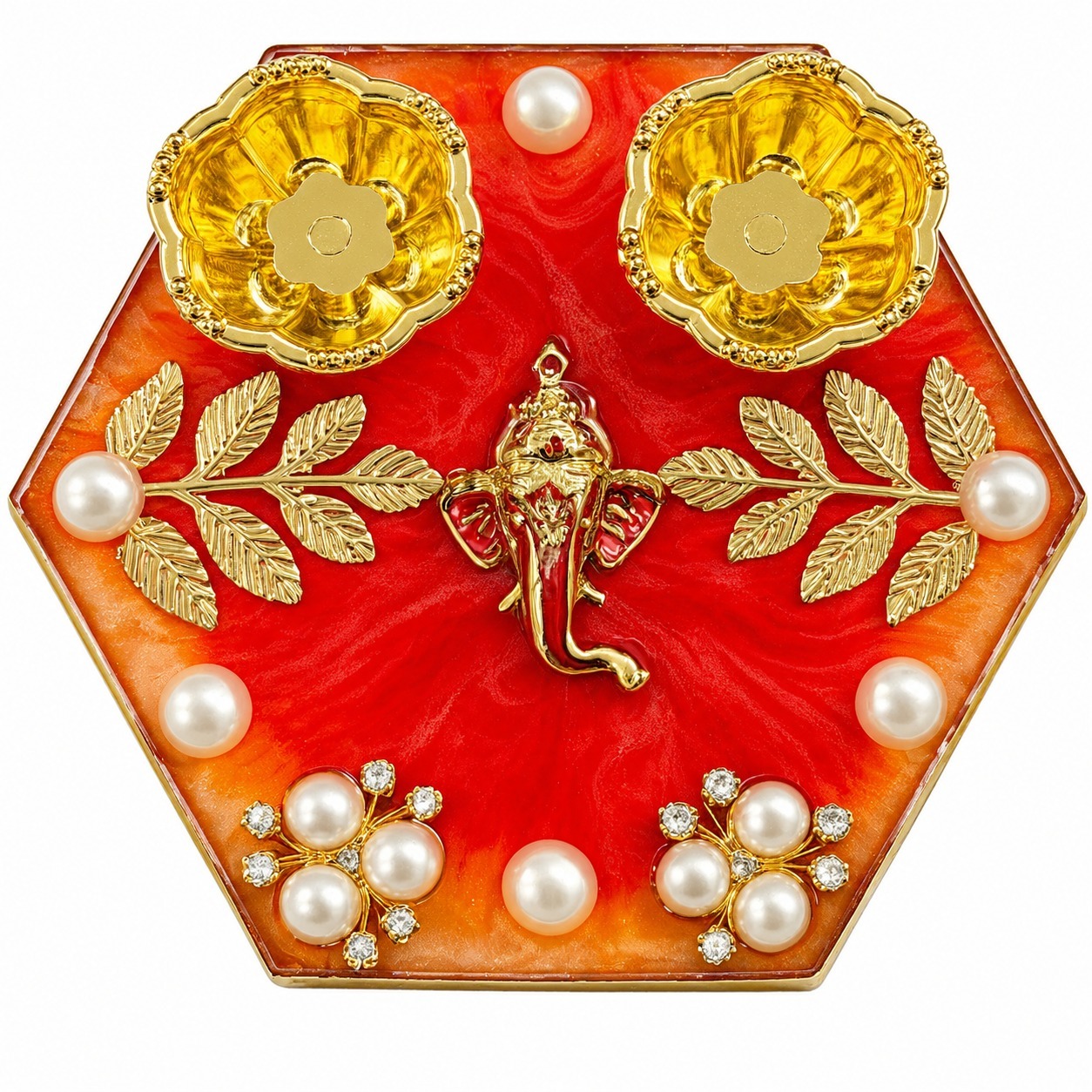 Resin Mini Pooja Thali 