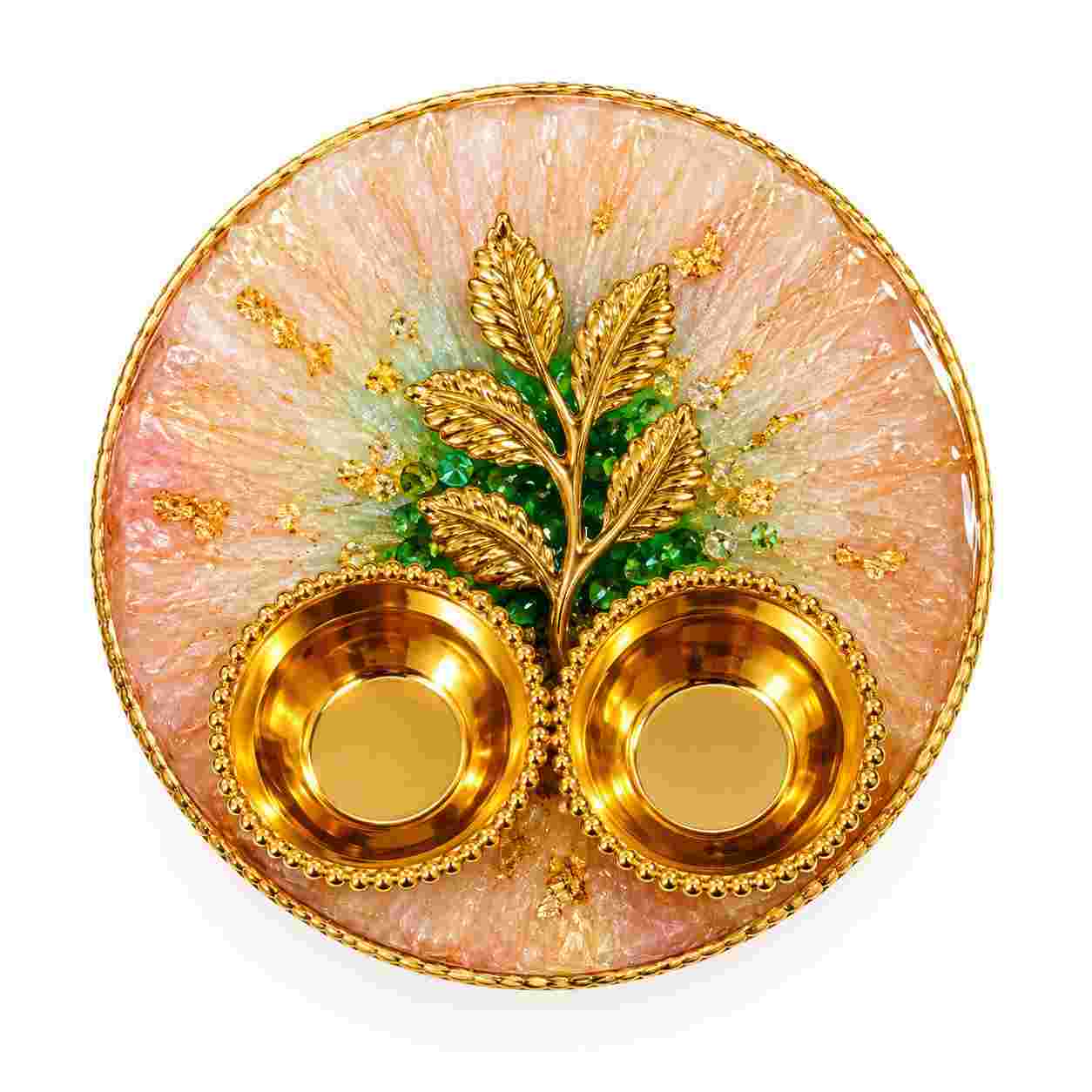 Resin Mini Pooja Thali 
