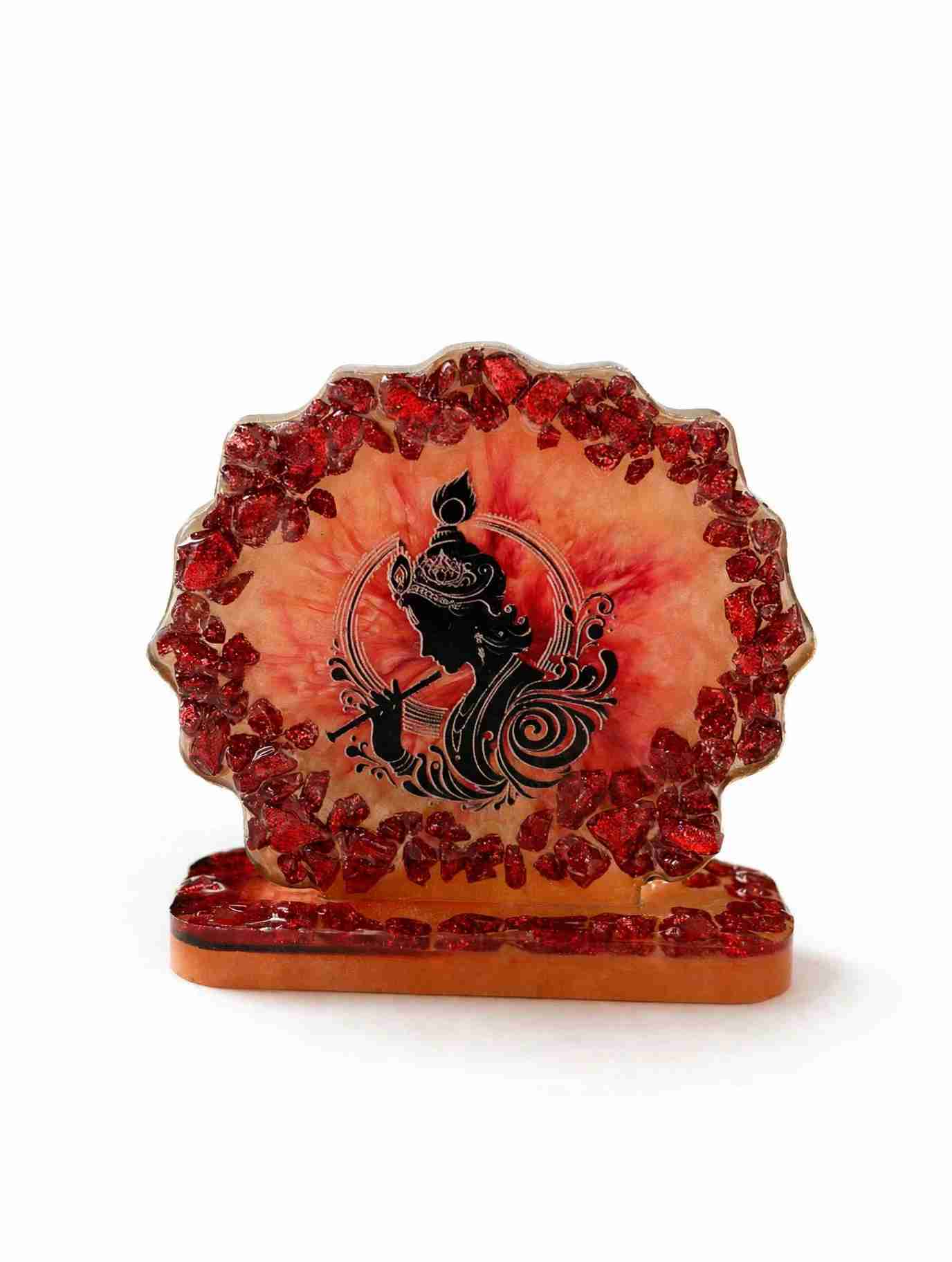Luxury Resin Krishna Standy Frame 
