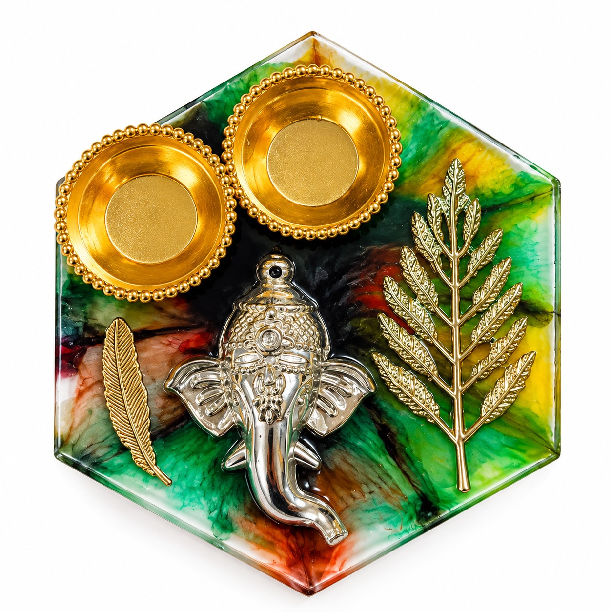 Resin Mini Pooja Thali 