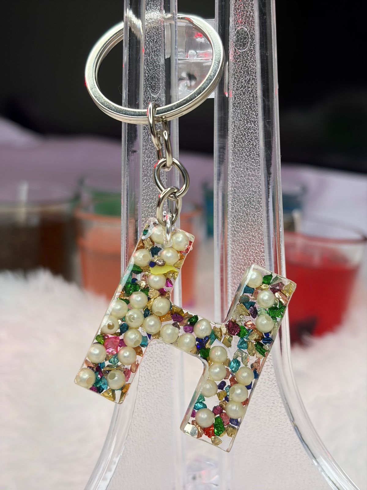 Resin Luxury Keychain