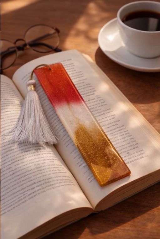 Luxury Handcrafted Resin Bookmark
