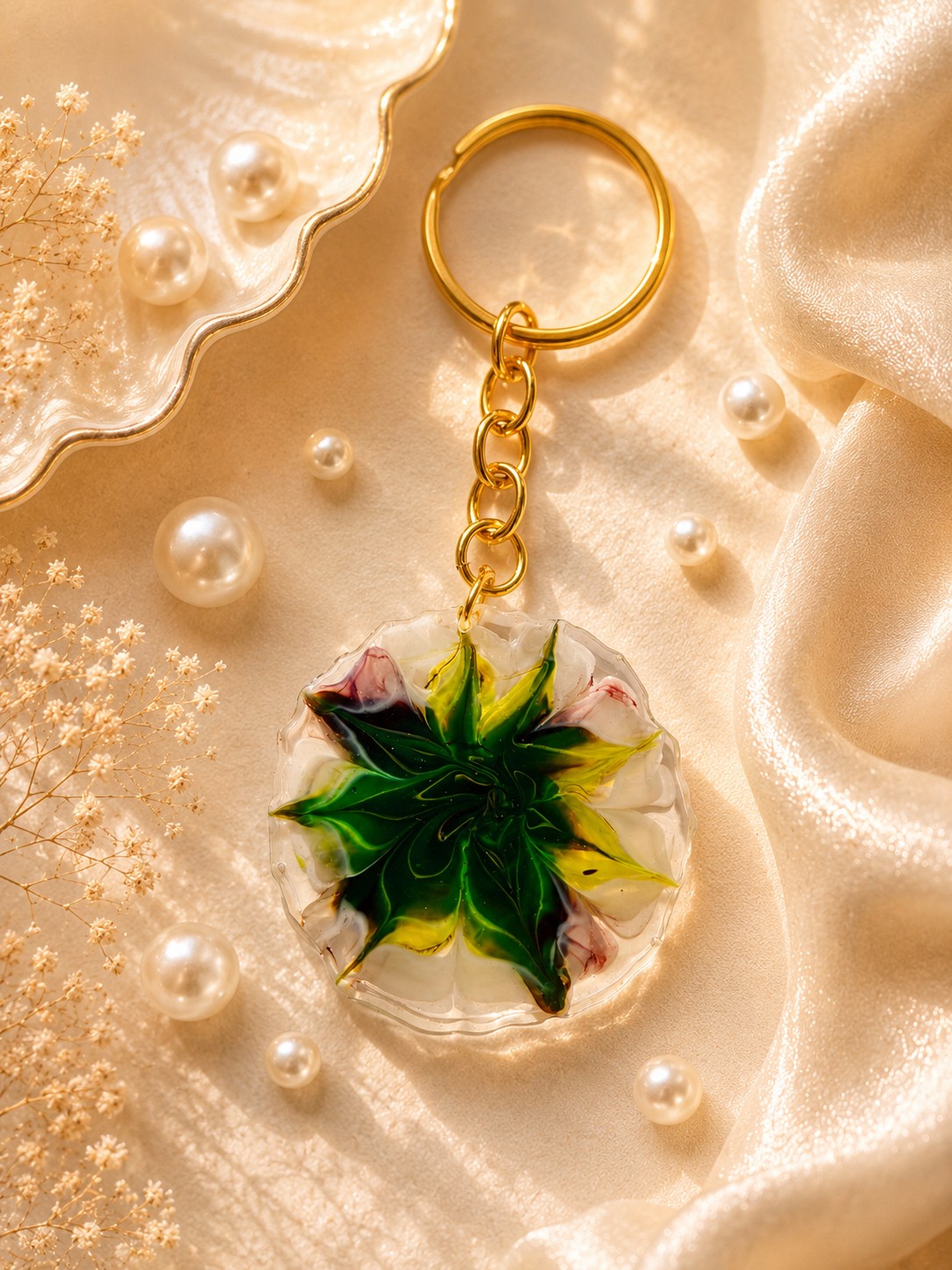 Resin Luxury Keychain