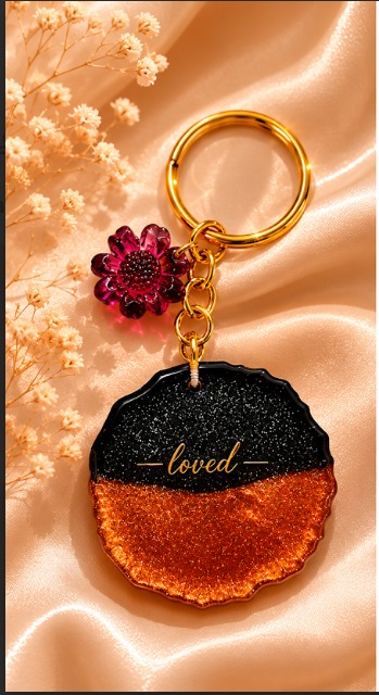 Resin Luxury Keychain