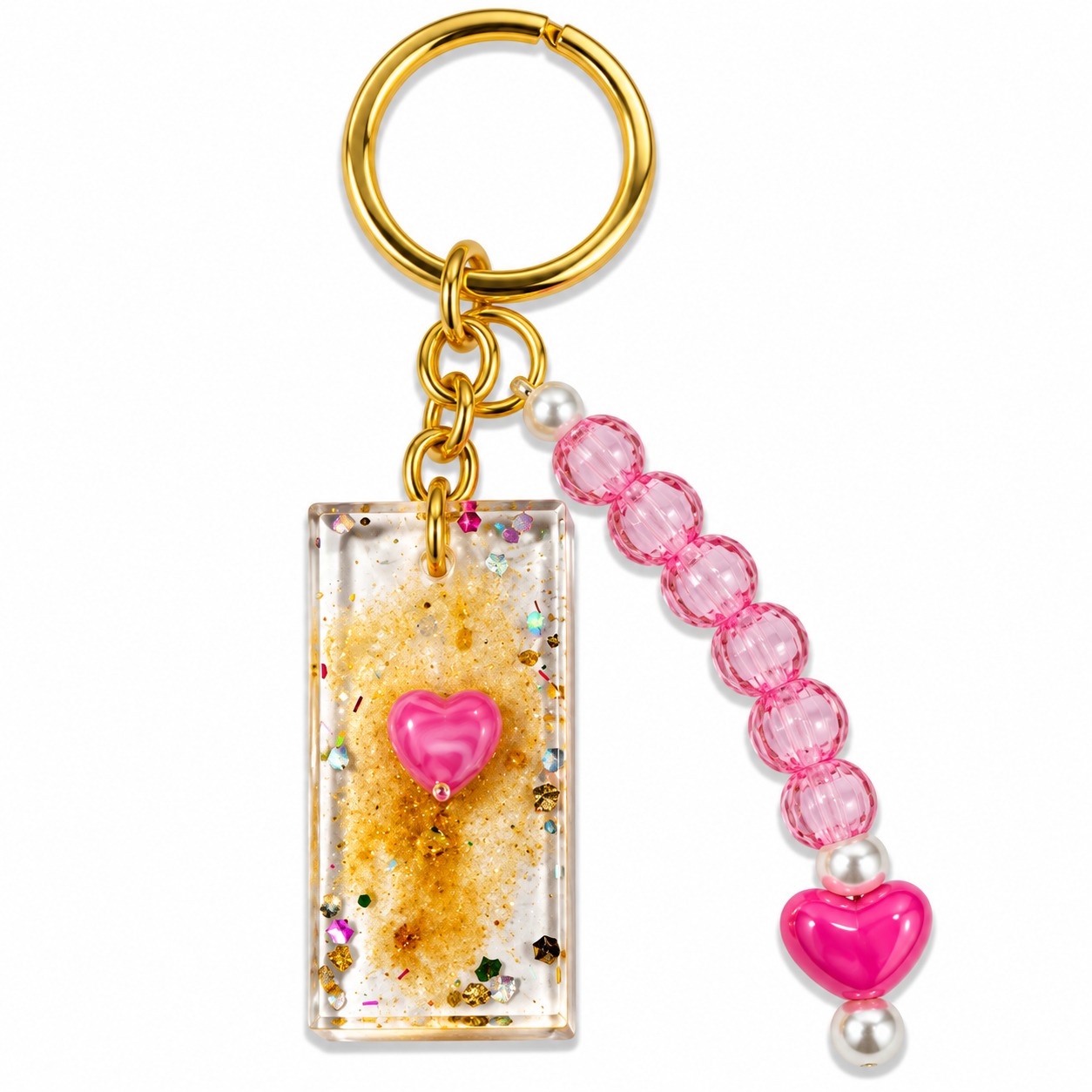 Resin Luxury Keychain