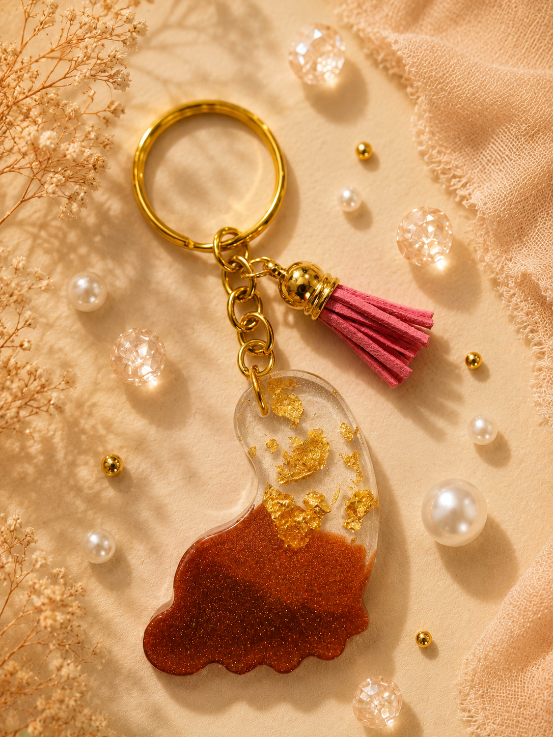 Resin Luxury Keychain