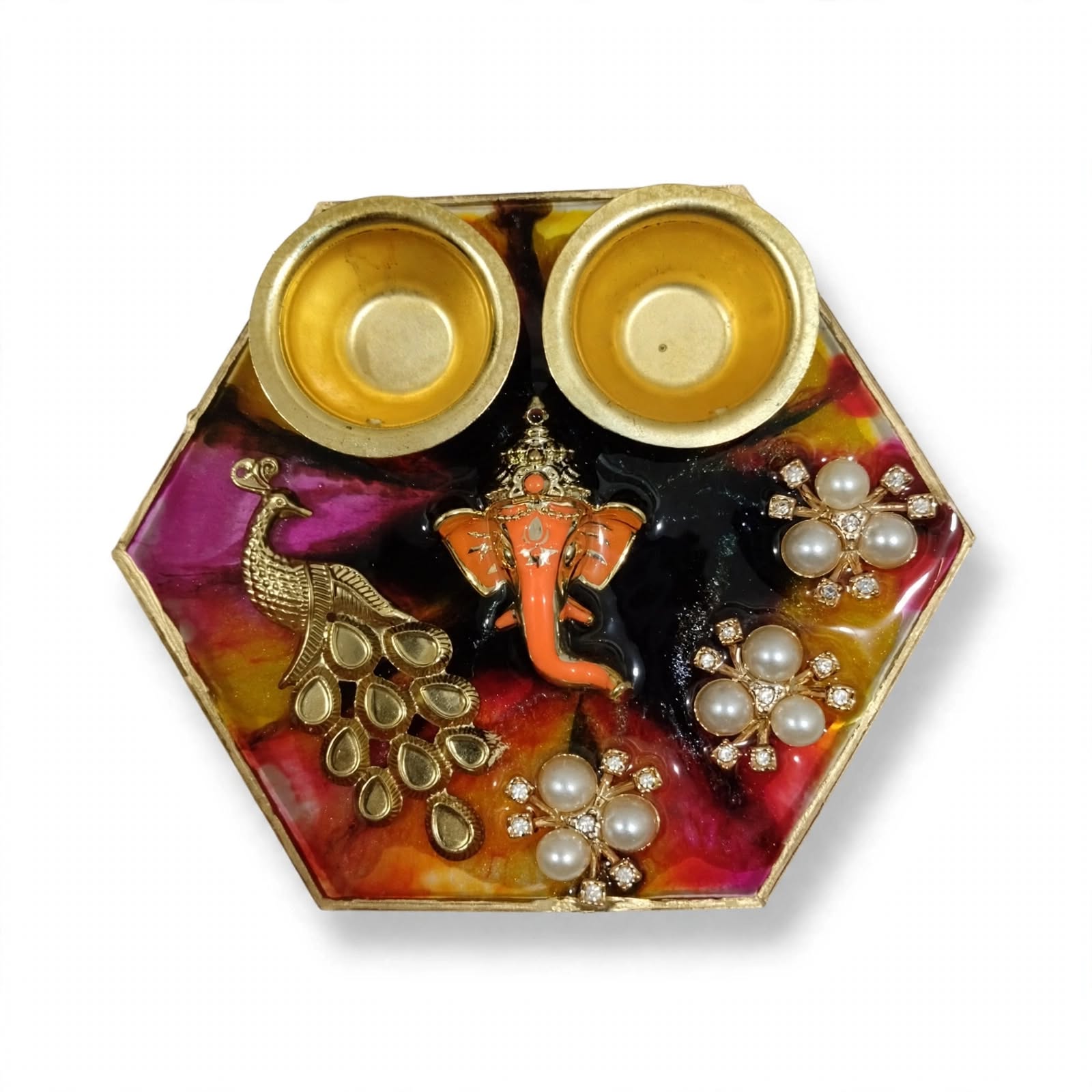 Resin Mini Pooja Thali 