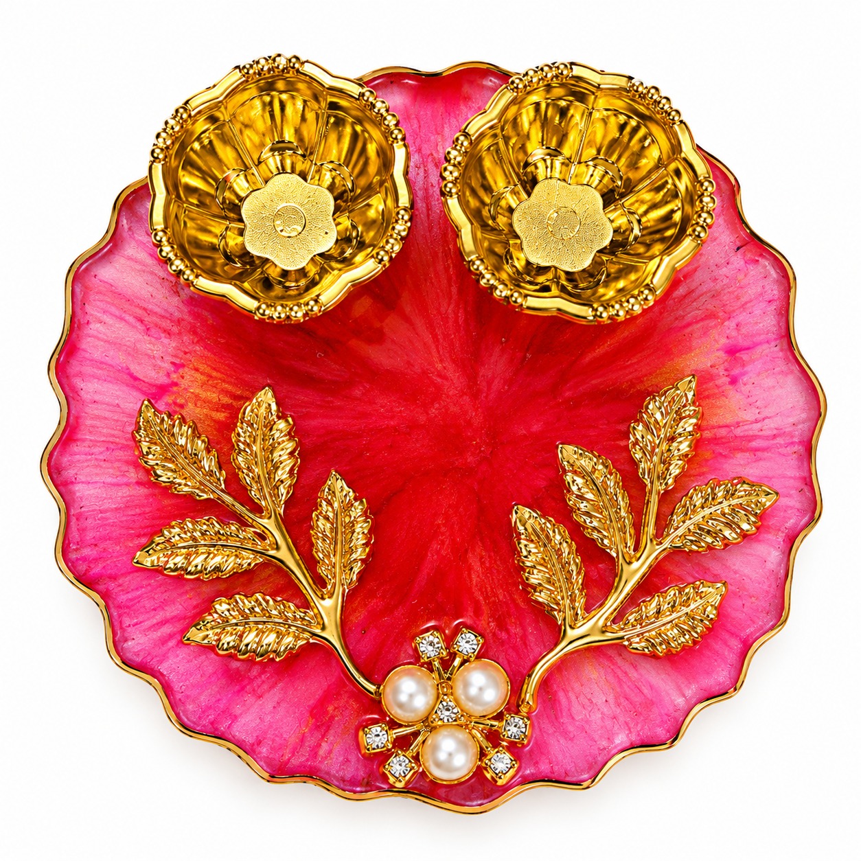 Resin Mini Pooja Thali 