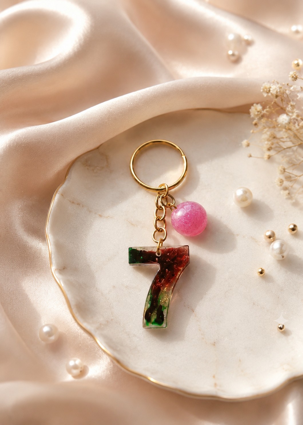 Resin Luxury Keychain