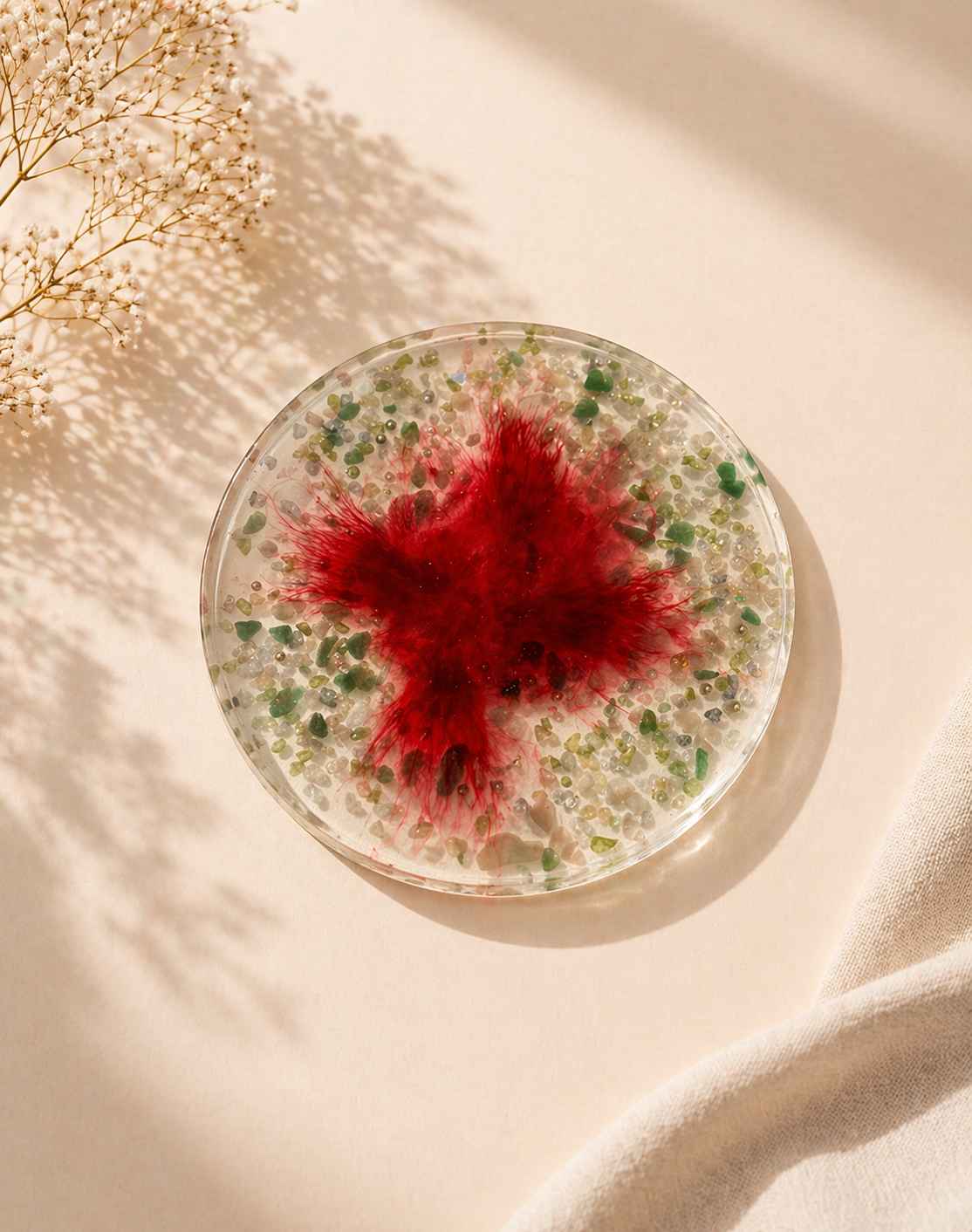 Resin Luxury Tea Coaster (6 Pcs)