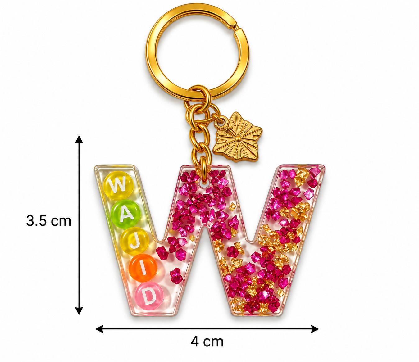 Resin Luxury Keychain