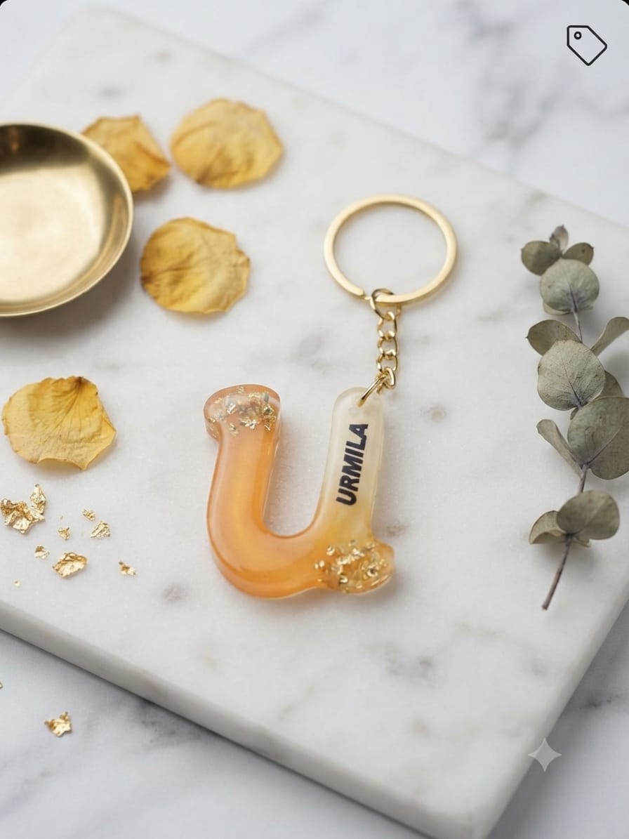 Resin Luxury Keychain