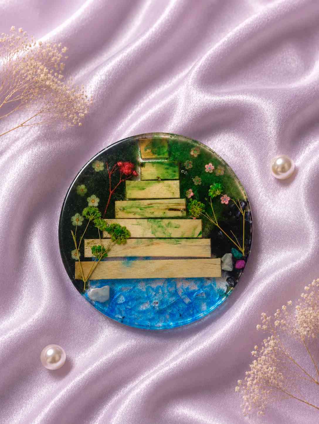 Resin Luxury Tea Coaster (6 Pcs)