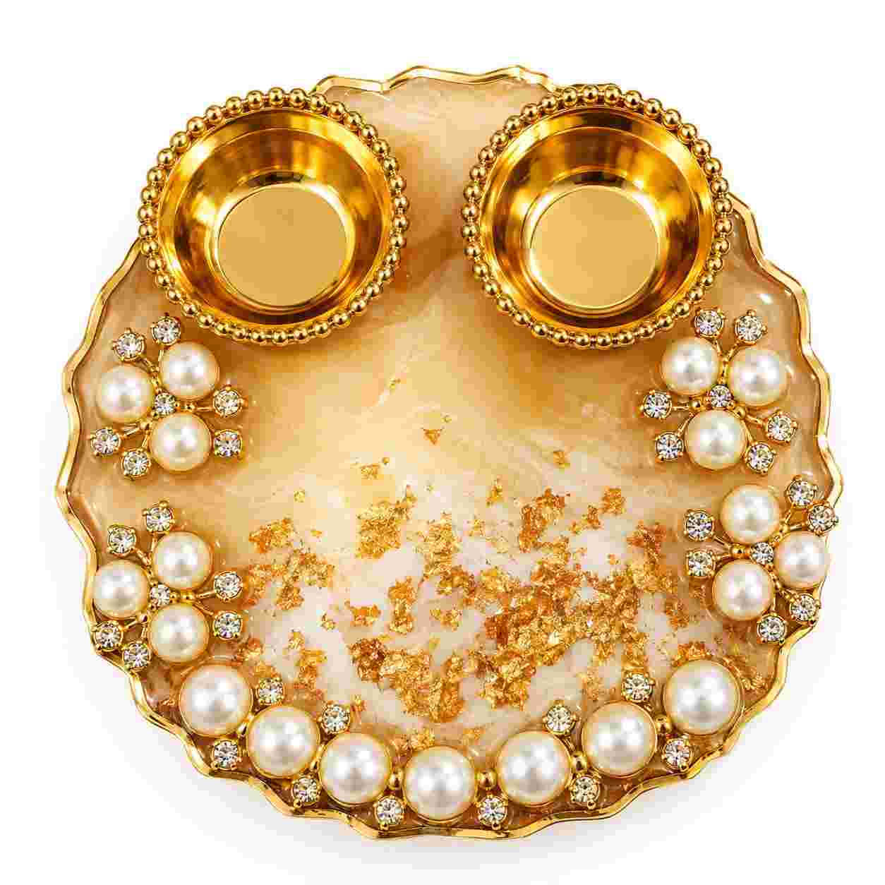 Resin Mini Pooja Thali 