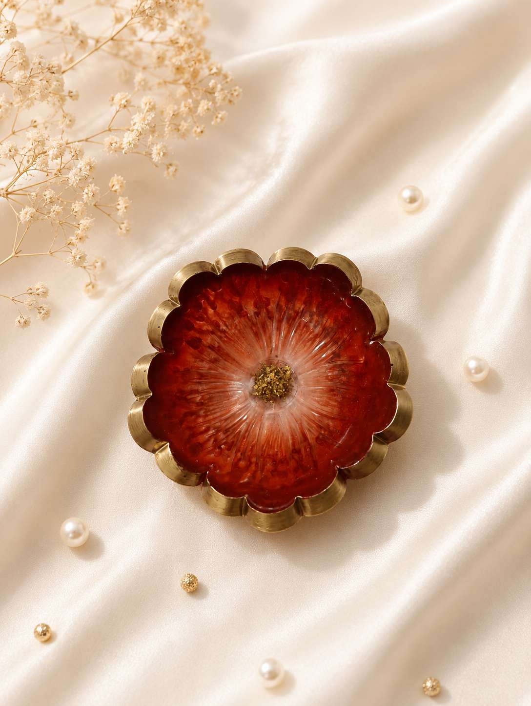Resin Flower Bowl