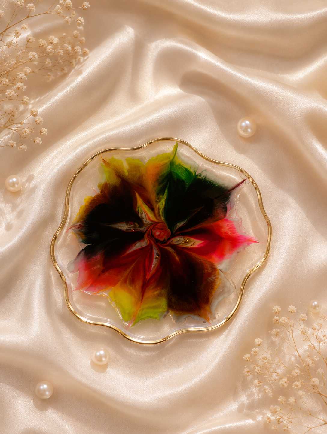 Resin Luxury Tea Coaster (6 Pcs)