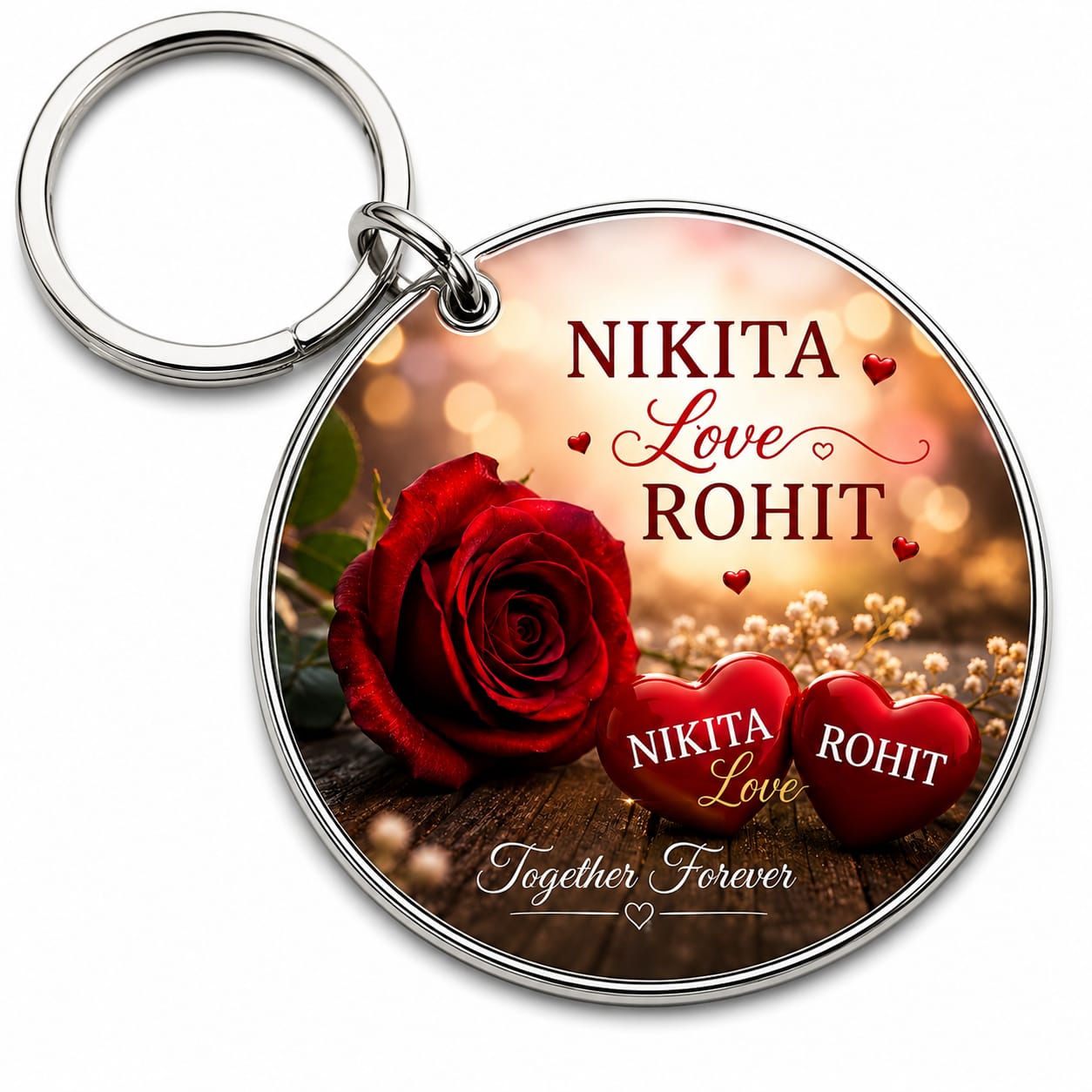 Round Photo Keychain ( ACRYLIC )