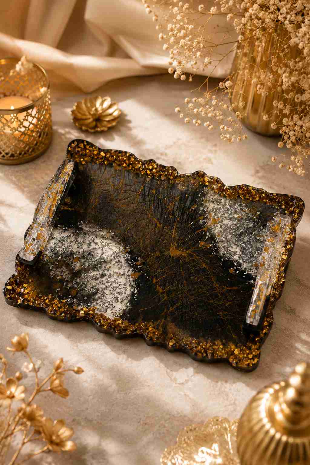 Luxury Handmade Resin Tray