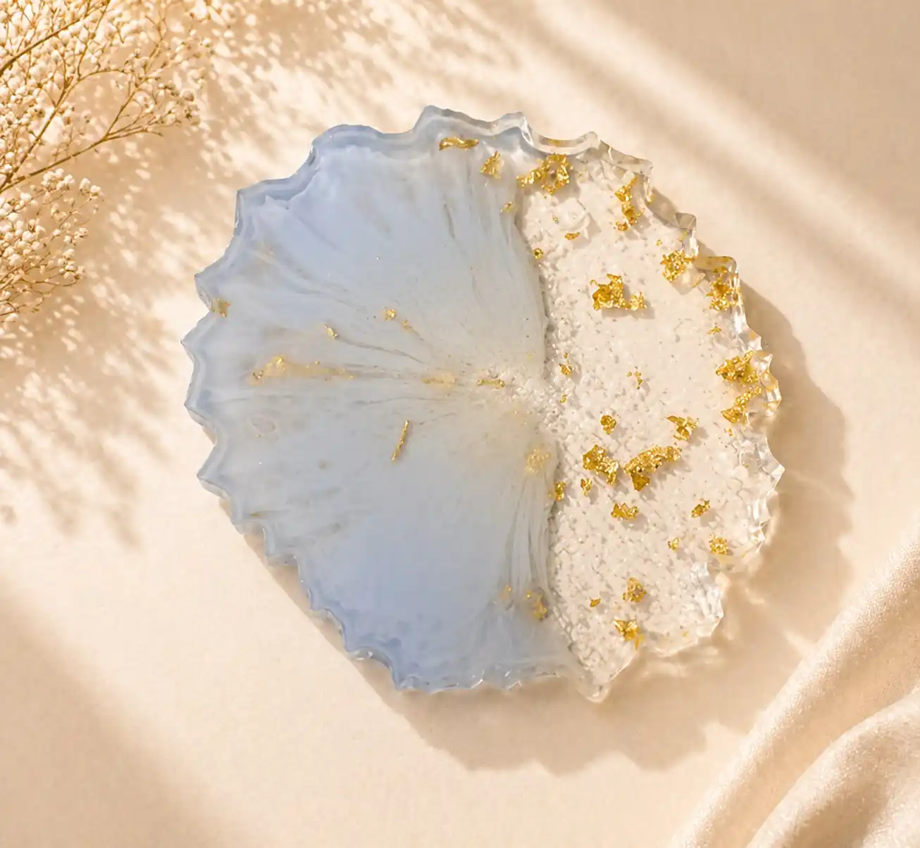 Resin Luxury Tea Coaster (6 Pcs)